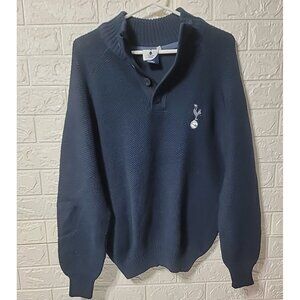 Tottenham Hotspur Knit Sweater Quarter Zip Official EPL Football Soccer Spurs M